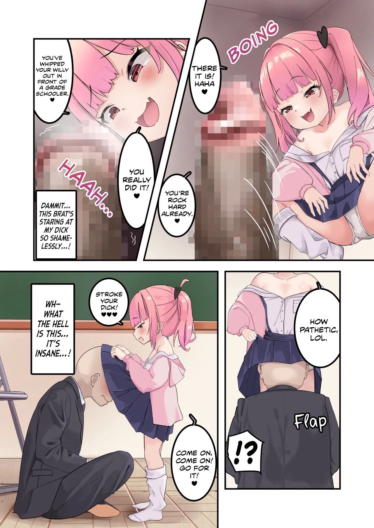 Kodopan Mesugaki wa Do-M Kyoushi o Wakarasetai | A Bratty Girl in Kiddy Panties Wants to Correct Her Masochist Teacher - Page 13