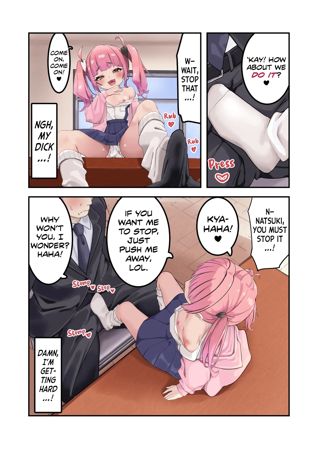 Kodopan Mesugaki wa Do-M Kyoushi o Wakarasetai | A Bratty Girl in Kiddy Panties Wants to Correct Her Masochist Teacher - Page 7