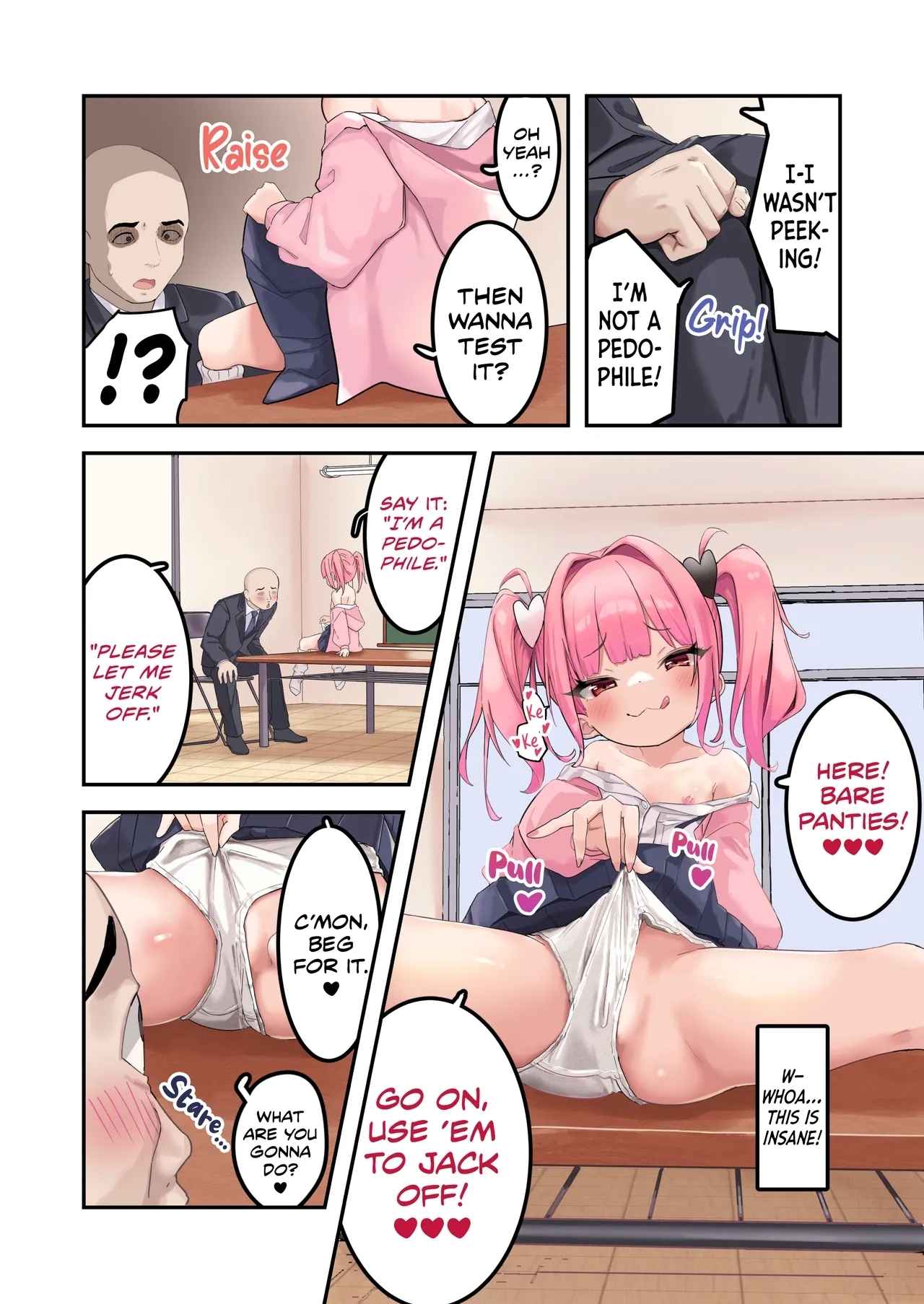 Kodopan Mesugaki wa Do-M Kyoushi o Wakarasetai | A Bratty Girl in Kiddy Panties Wants to Correct Her Masochist Teacher - Page 9