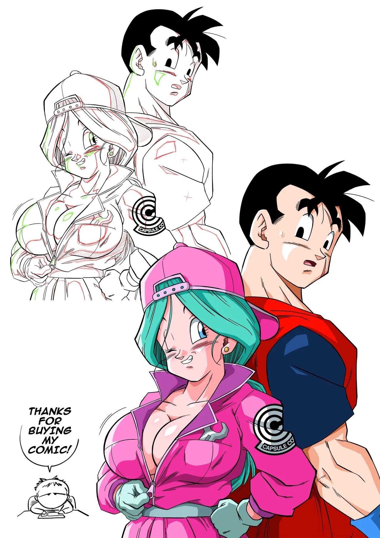 Lots of Sex in the Future! Bulma and Gohan - Page 17
