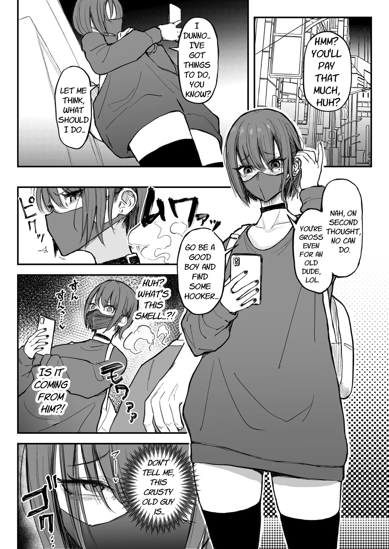 Kusachin Daisuki Subculture-kei Joshi Chinkasu Chinkagi Semen Geppu | Smelly Dick Loving Subculture Girl's Smegma Dick Sniffing Semen Burps - Page 3