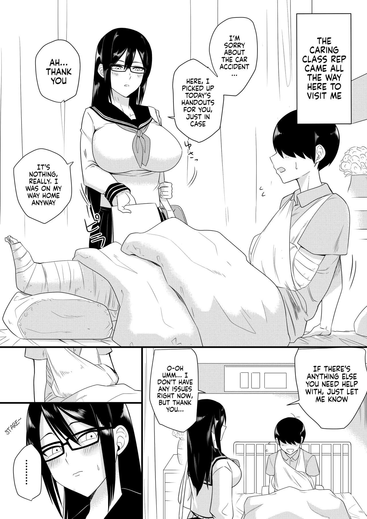 世話焼きな巨乳学級委員長 その1-16 [まこしょ] [英訳] (進行中) 0