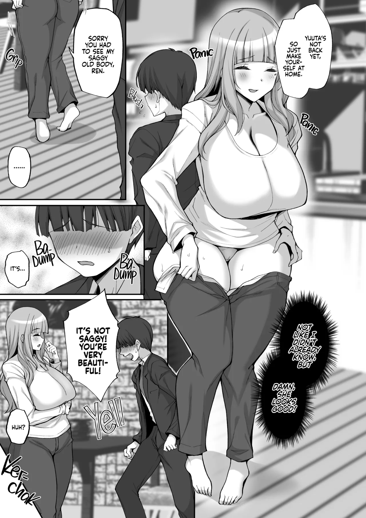 Hatsukoi no Bakunyuu Tomo Mama ga Yasashiku Sei no Tehodoki o Shitekureru Hanashi | Learning About Sex From My Friend's Mom - Page 6