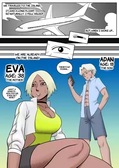Mother and Son on a desert island #1 3