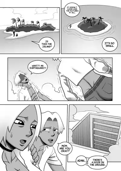 Mother and Son on a desert island #1 4