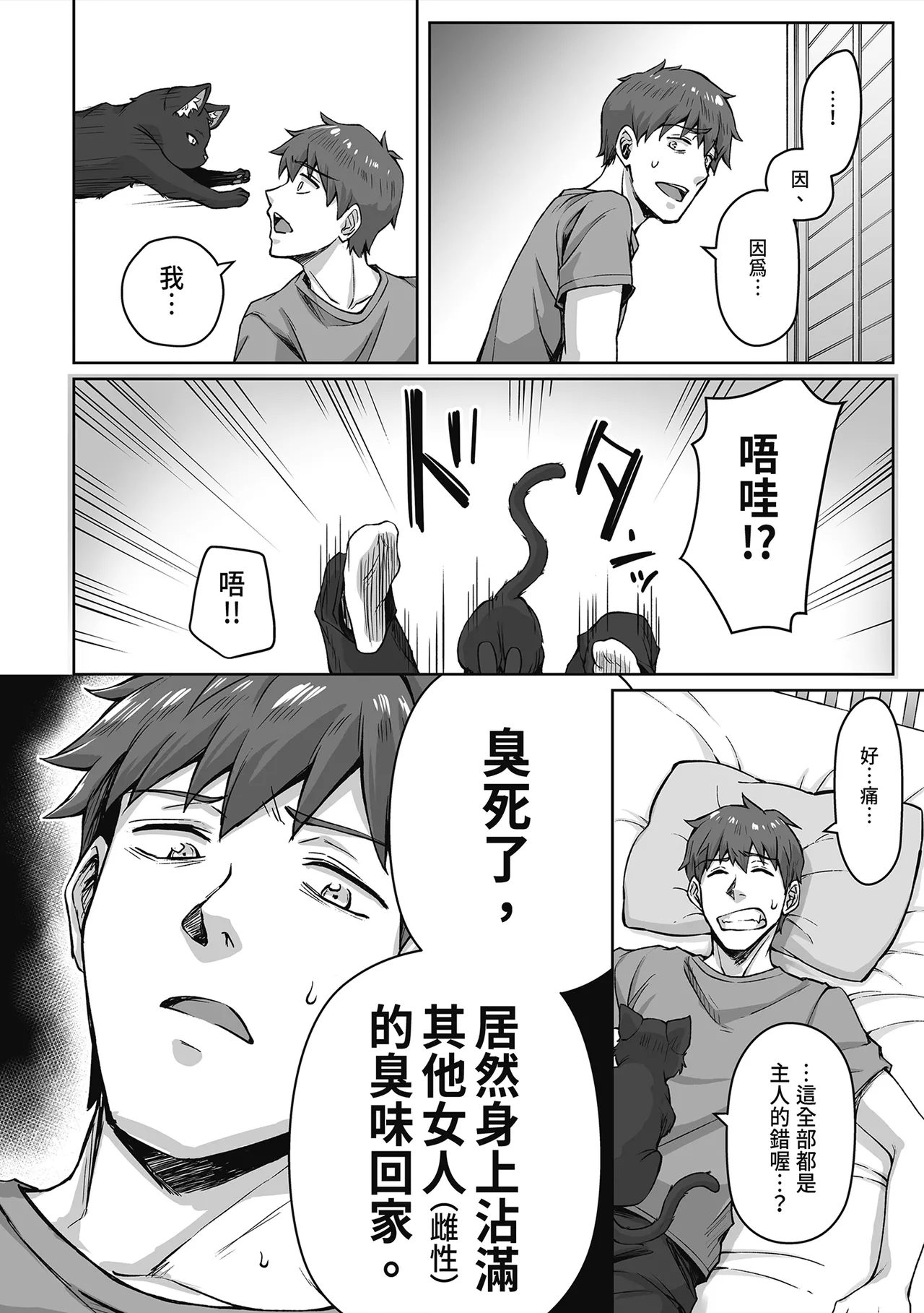 Uchi no Yandere na Kaineko-chan ni Mechakucha ni Shiborarechau Hanashi | 關於我被收養的貓弄得精盡人亡的故事 - Page 6