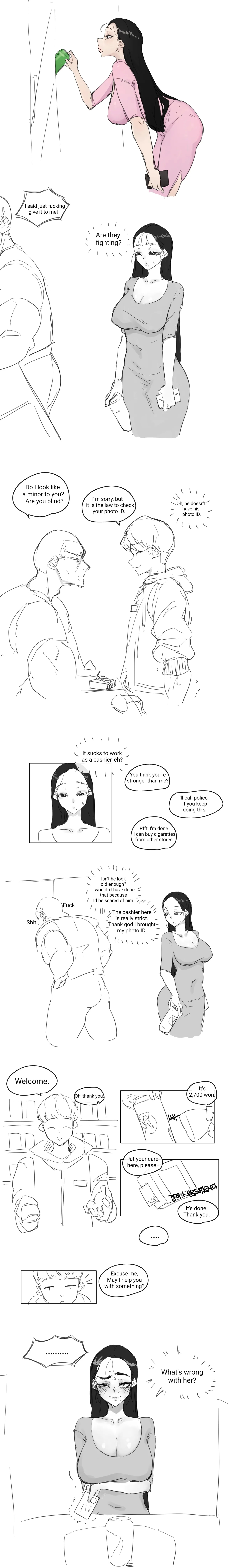 아줌마라도 검사받고 싶어 (1~3) - Hentaiaz.com - 1