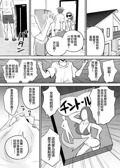 Karui Kimochi de TS Kusuri ni Te o Dashita Otoko ga Mi mo Kokoro mo Mesu Ochi Suru MadeOnanie Hen | 抱着轻率心态尝试TS药的男人，直到身心彻底堕为雌性①自慰篇 3