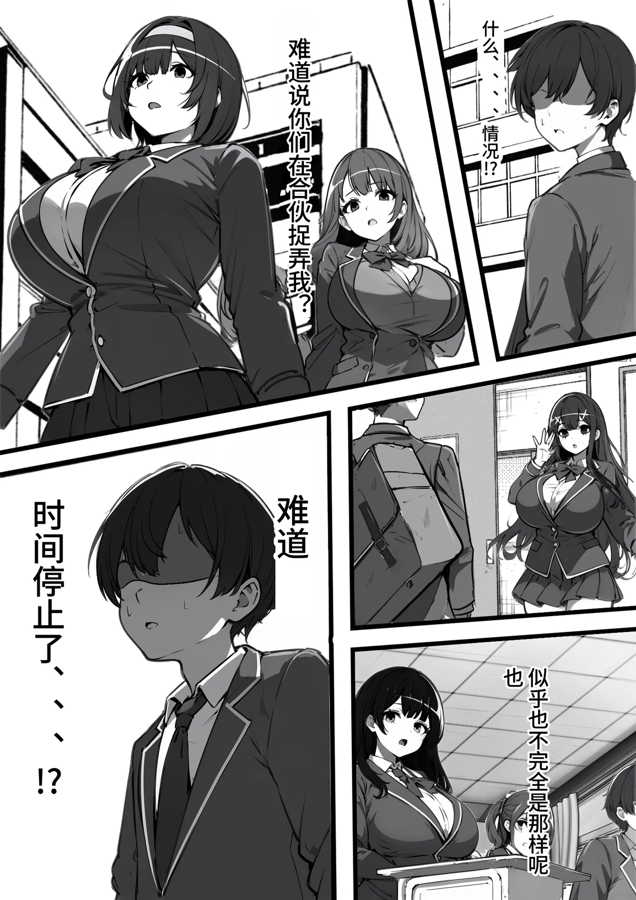 [フリテン堂] 俺がコキ捨てSEXしている間以外時間停止 [中国翻訳] [DL版] - Hentaiaz.com - 3