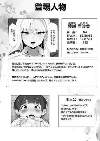 アサミさんの唾液は臭くて気持ちいい 1