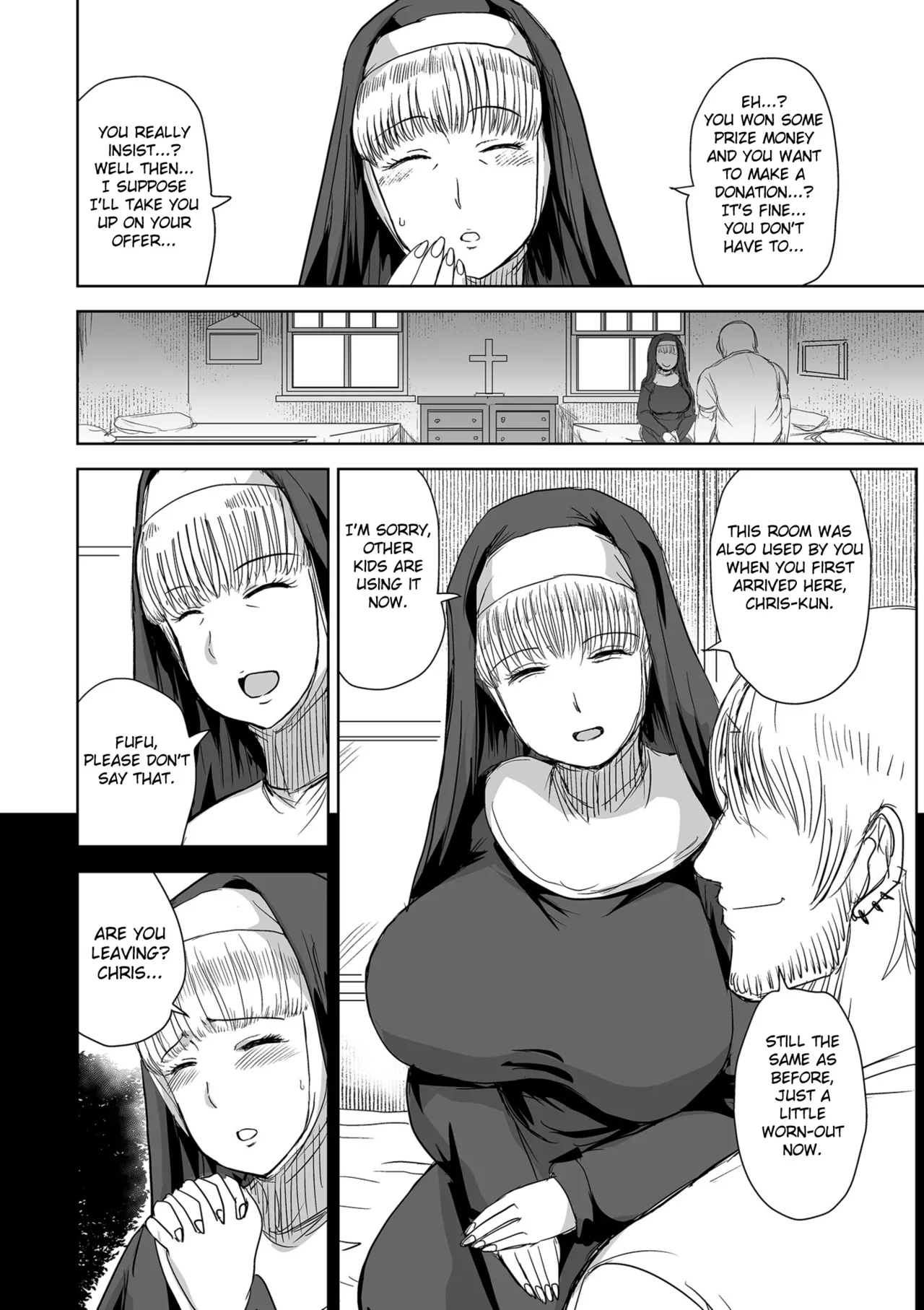 Ochitaru Seijo ― Bakunyū Toshima Shisutā no Junan ― I The Fallen Saint: The Ordeal of the Busty Older Nun - Page 6