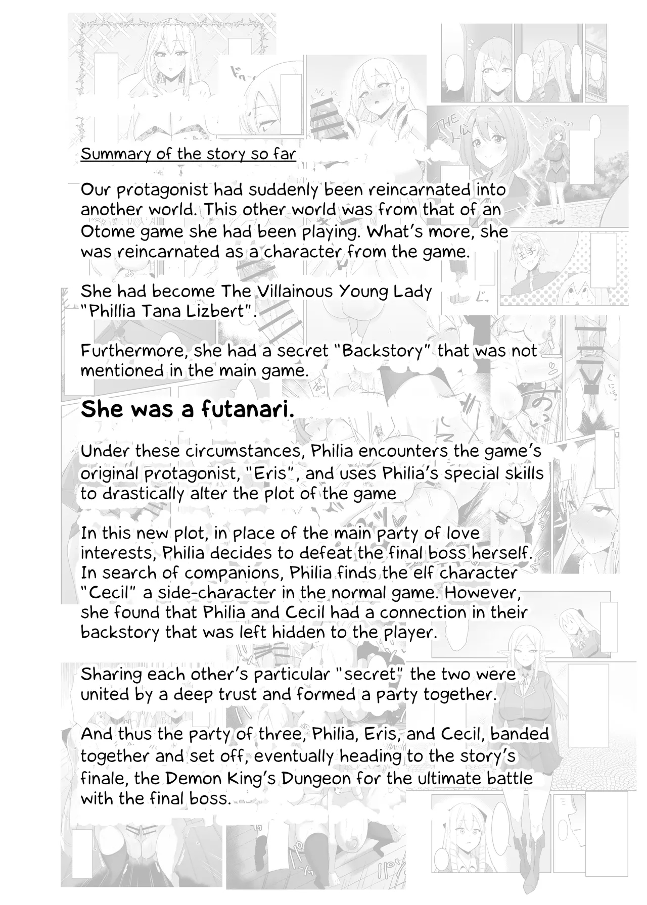 Otome Game no Akuyaku Reijou ni Tensei Shitara Ura Settei de Futanari deshita| I was reincarnated as a villainess in an otome Game who was a futanari in her backstory - Page 3