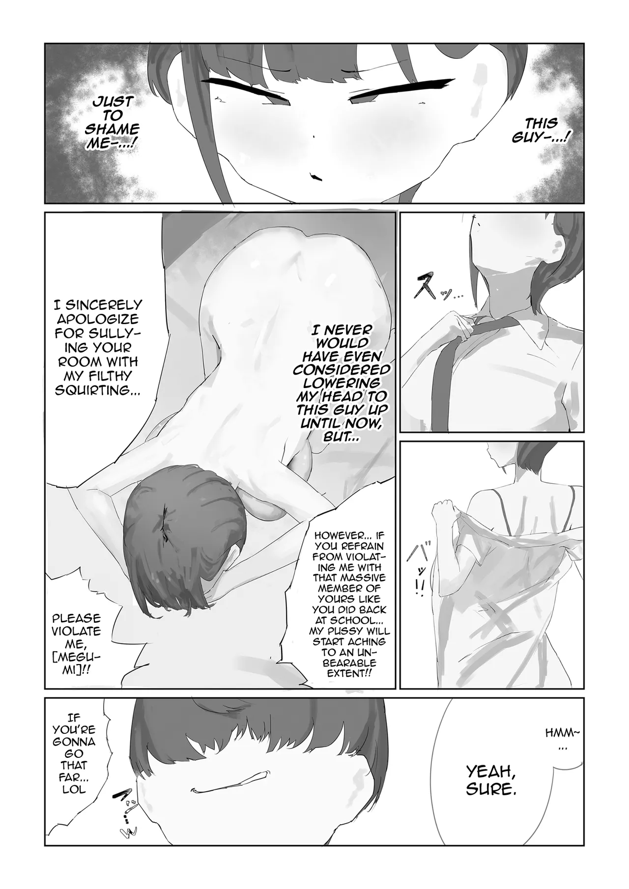 Chibi InCha no Dekachin de Iinari ni / Becoming Obedient To A Gloomy Pipsqueak's Huge Dick - Page 13