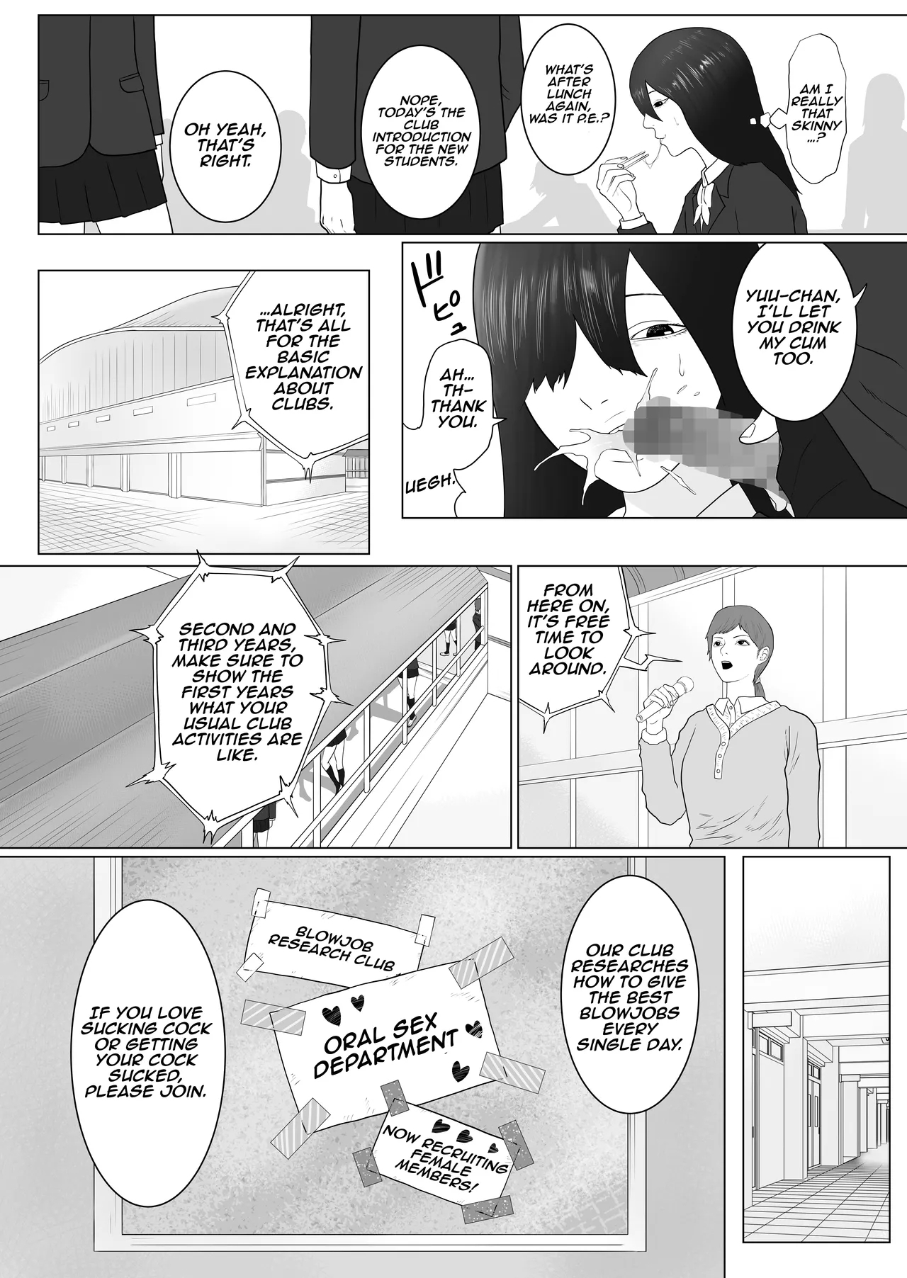 Futanari Gakuen 1 New First Year Students | Dick Girl Academy 1 New First Year Students - Page 4