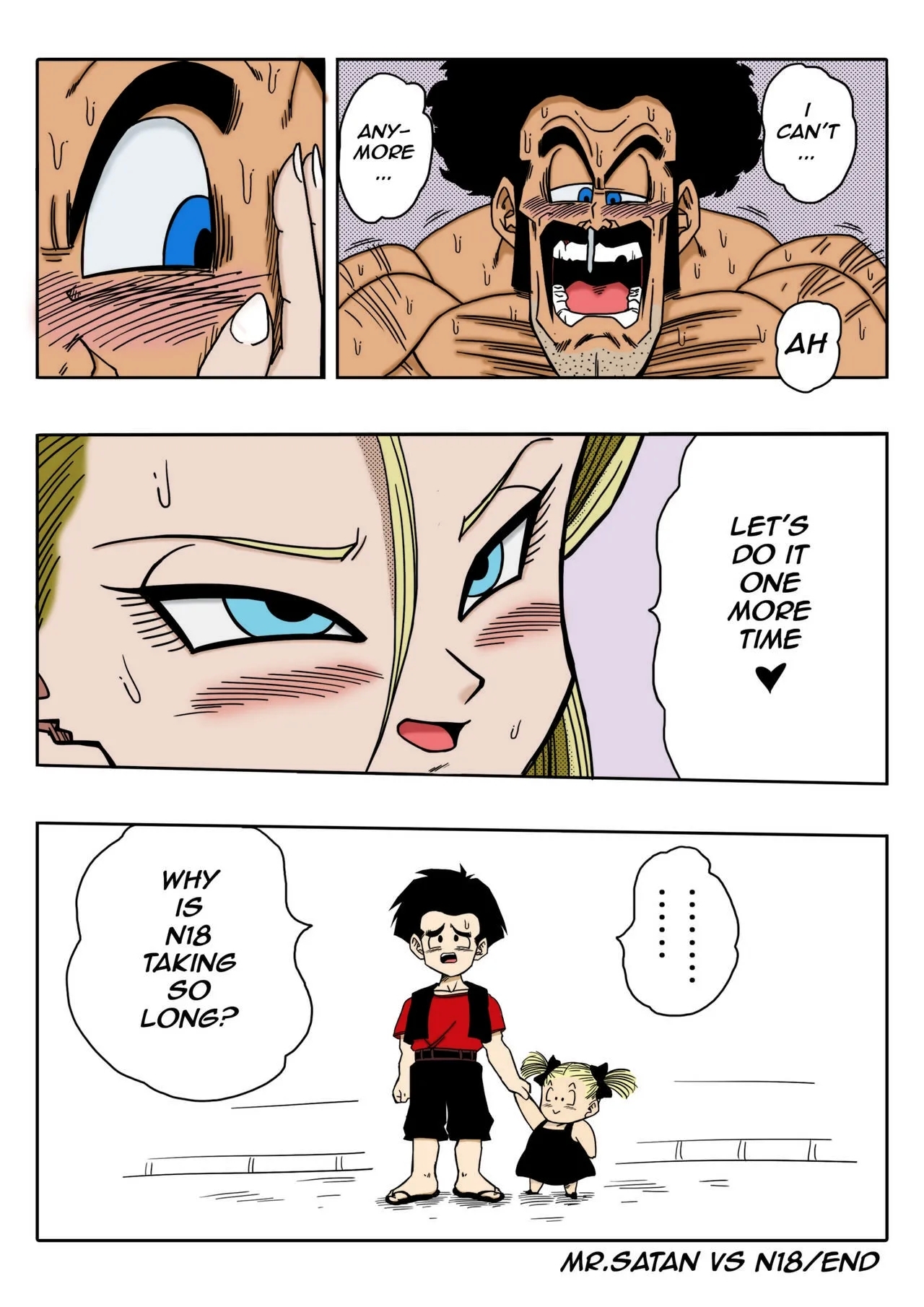 Mr. Satan vs Android 18 - Page 14