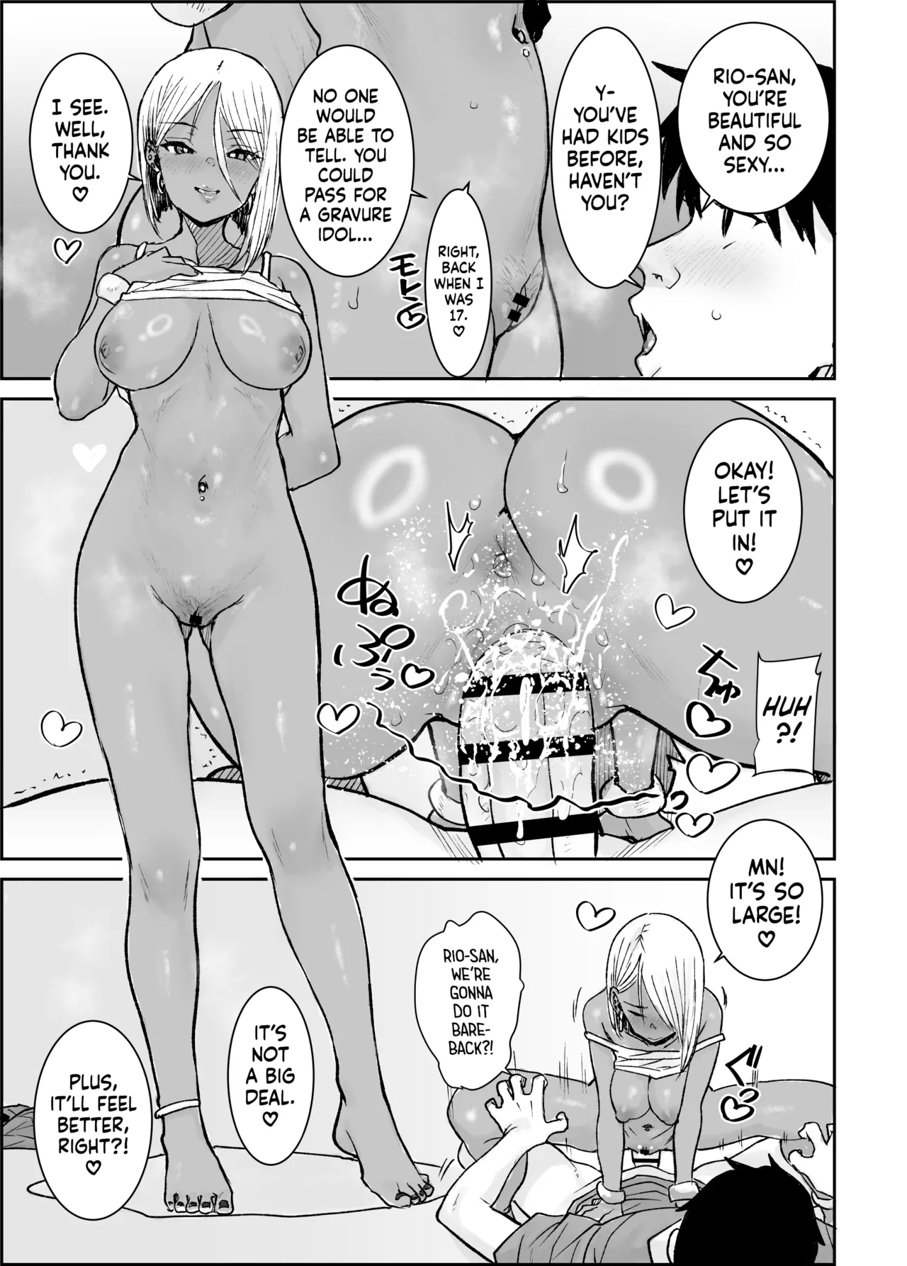 Daigaku no Ore, Kuro Gyaru Bijou KanrininSkinned Gyaru Landlady While She Rode Me Cowgirl - Page 14