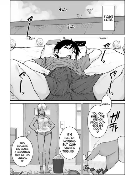Daigaku no Ore, Kuro Gyaru Bijou KanrininSkinned Gyaru Landlady While She Rode Me Cowgirl 5