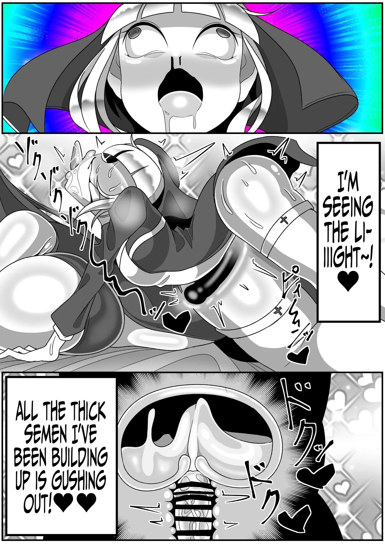 Futanari Seijo Shasei Kinshirei | Dick Slingin' Saintess - Page 62