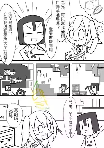 Bamangojuice comic: wool-shearing machine? 1