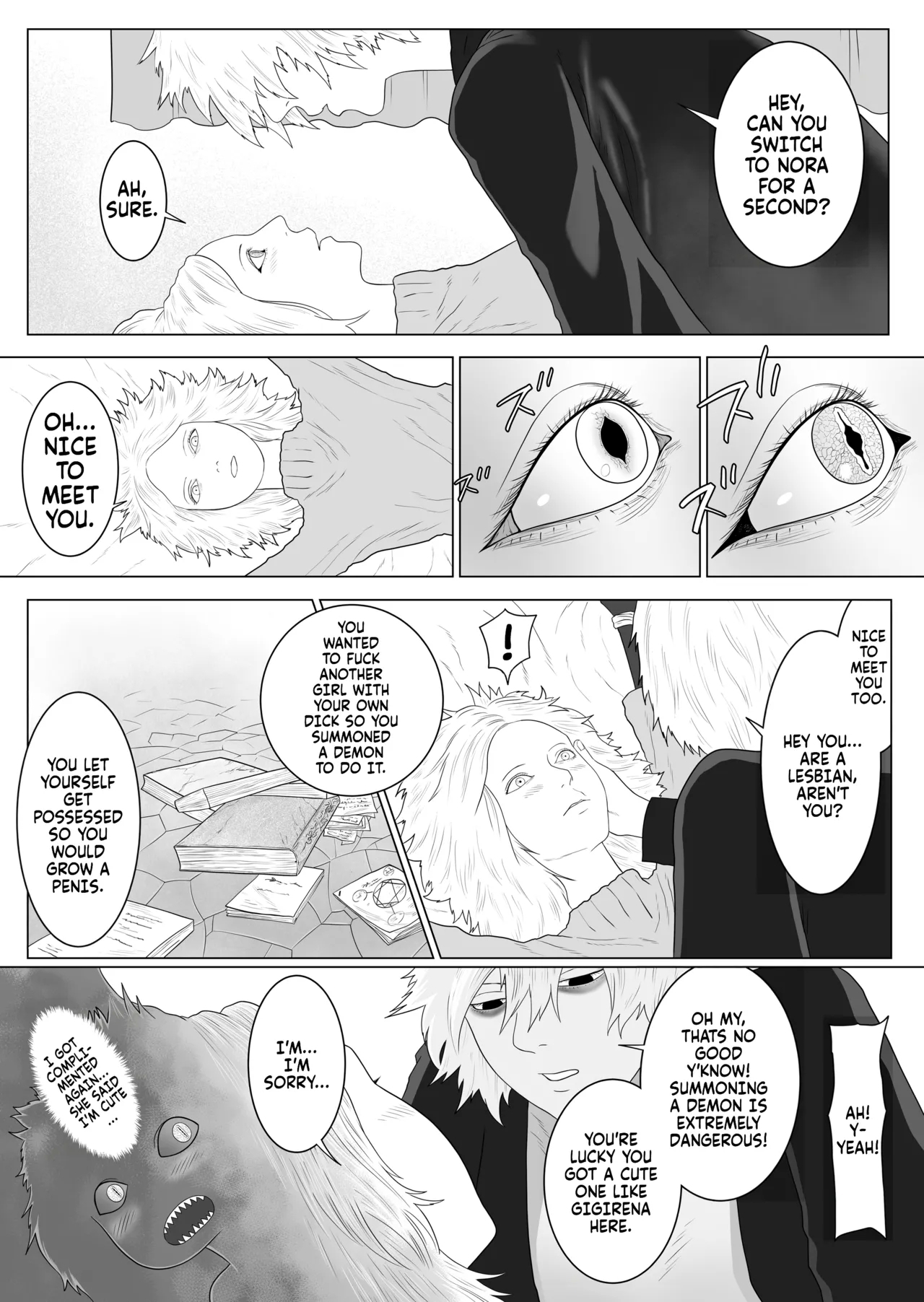 Futanari Akuma to Akuma Haraishi | The futanari demon and the exorcist - Page 11