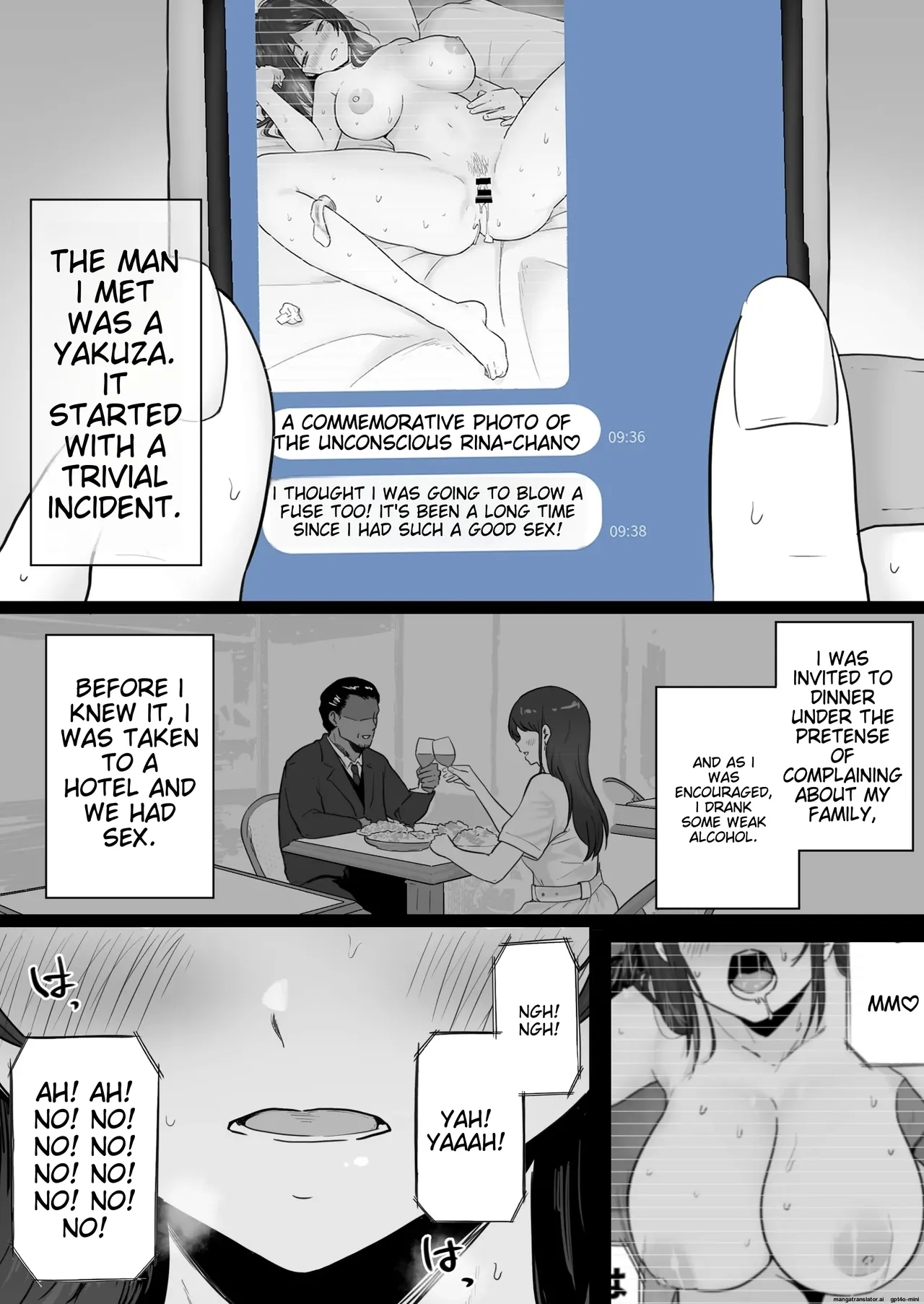 Collapsed Family 0 - The story of a mother who got hooked on sex with a Yakuza - Page 8