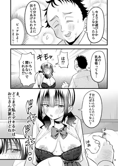 Otona o Name Kusatte Iru Namaiki Yami no Papakatsu Gyaru wa Doutei Ojisan no Zetsurin Chi○po ni Ochiru 8