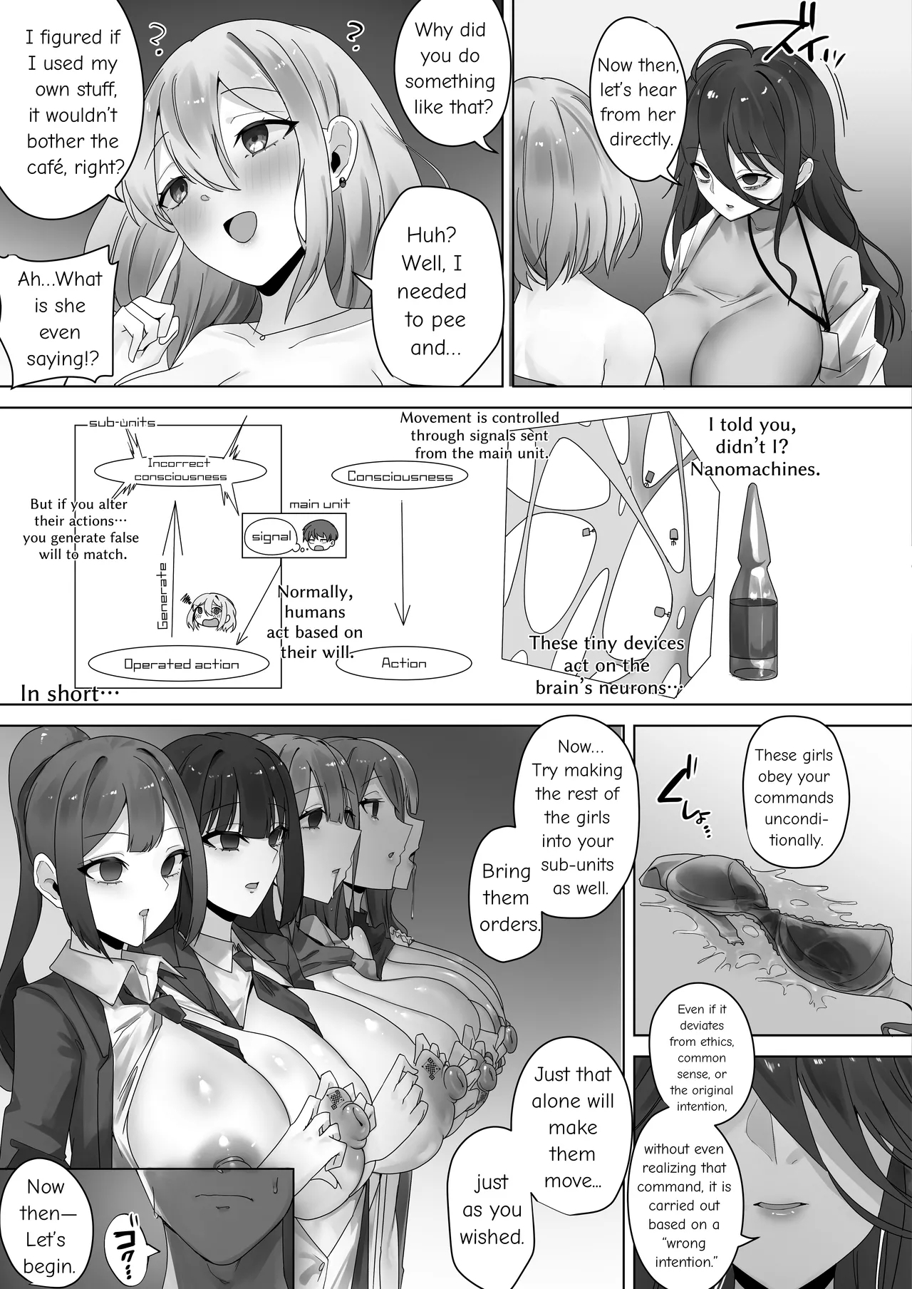 Nano Machine Touyo ni Yoru Tanmatsuka Josei Kotaigun e no Sousa Kanousei ni Kan suru Shokousatsu - Page 12